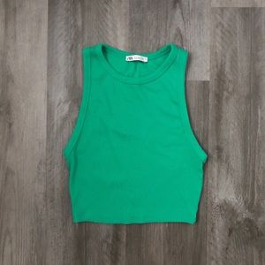 zara ribbed tank top